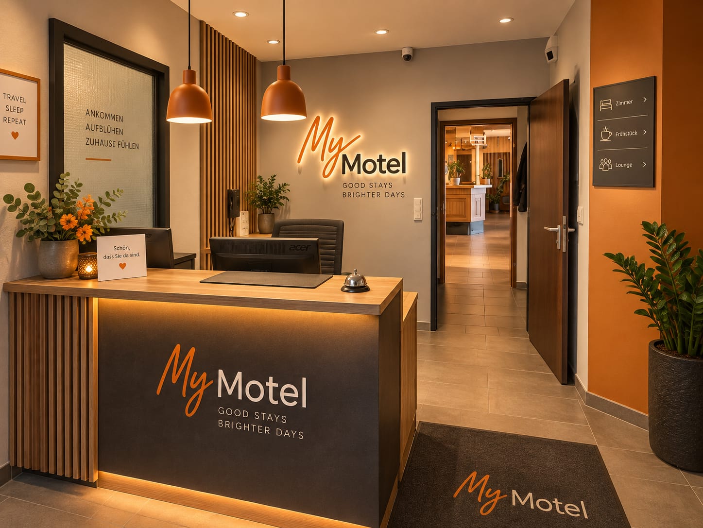 Proposed My Motel reception concept
